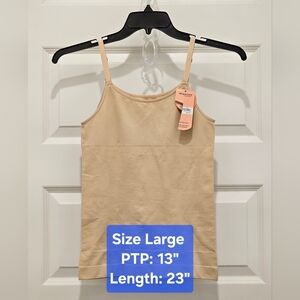 Shapermint Essentials All Day Everyday Cami, NWT, Size Large